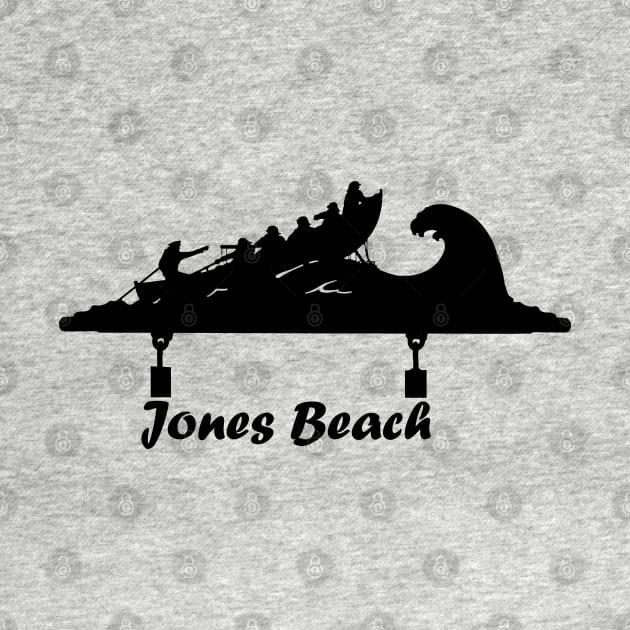 Jones Beach Art Deco Sign - Lifeguards by Mackabee Designs